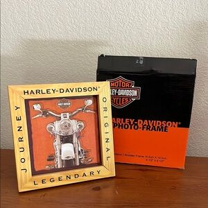 NIB! Harley-Davidson Legendary Wooden Frame